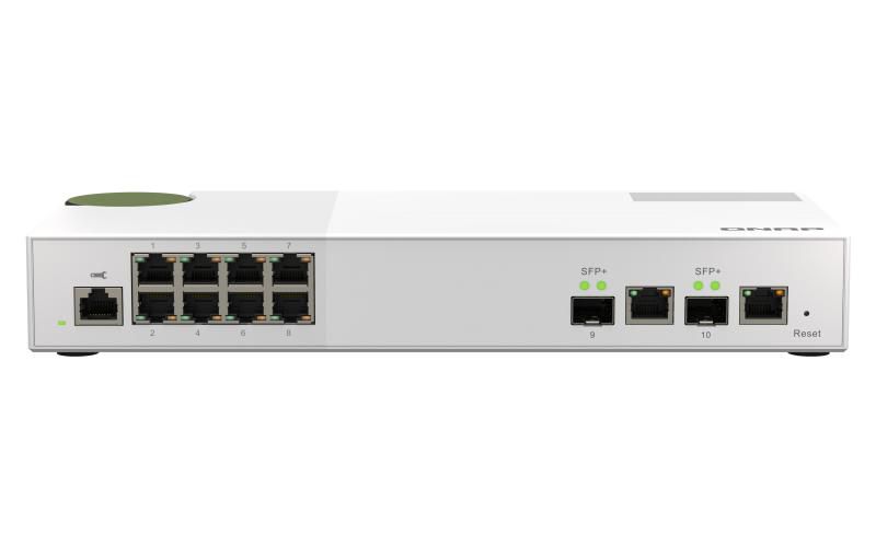 QNAP QSW-M2108-2C - Switch - managed - 2 x 10 Gigabit SFP+ + 8 x 2.5GBase-T - Desktop Produktbild 3