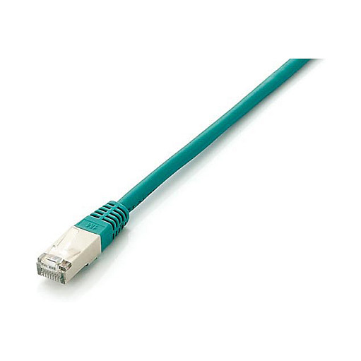 equip - Patch-Kabel - RJ-45 (M) zu RJ-45 (M) - 15 m - FTP - CAT 6a - geformt - grün Produktbild 4