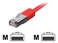 equip - Patch-Kabel - RJ-45 (M) zu RJ-45 (M) - 15 m - SFTP - CAT 6 - halogenfrei, geformt, verseilt - Rot Produktbild