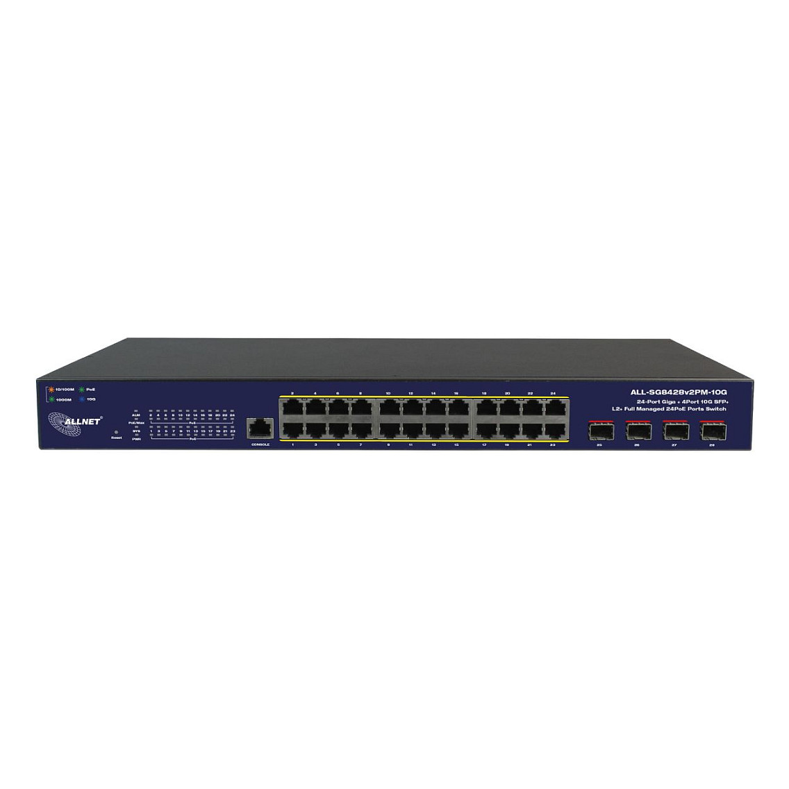 ALLNET Switch smart managed Layer2 28 Port Produktbild 3