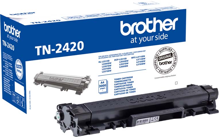 BROTHER TN2420 Schwarz Tonerpatrone Produktbild 2