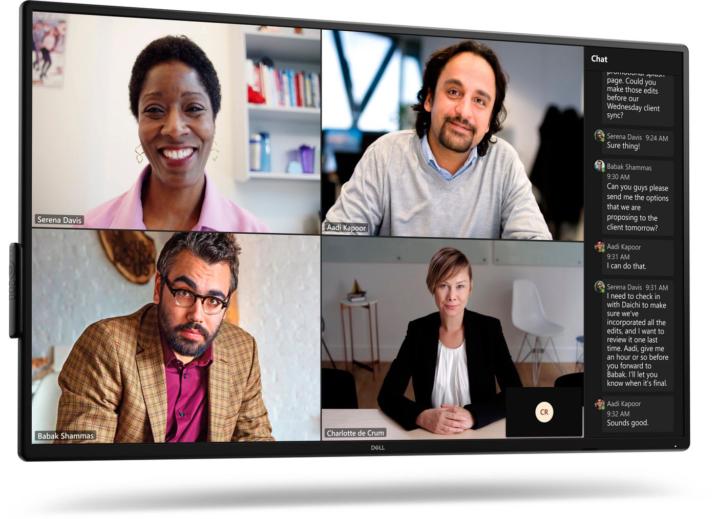 Dell P5525QC - 138.8 cm (55"") Diagonalklasse LCD-Display mit LED-Hintergrundbeleuchtung - Konferenz - 4K UHD (2160p) 3840 x 2160 Produktbild 4
