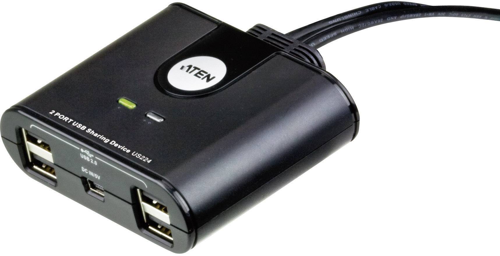 ATEN 2 port USB 2.0 Peripheral Switch Produktbild 3