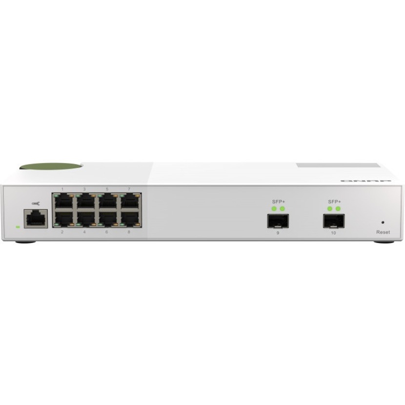 QNAP QSW-M2108-2S - Switch - managed - 2 x 10 Gigabit SFP+ + 8 x 2.5GBase-T - Desktop Produktbild 3
