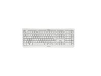 CHERRY KW 3000 - Tastatur - geräuscharm, Full-Size-Layout - kabellos - 2.4 GHz - QWERTZ - Deutsch - weiß Produktbild