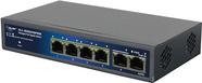 ALLNET Switch smart managed 6 Port Gigabit 95W 4x PoE 1x 90W BT In - Fernwartungsmodul - Switch Produktbild 4