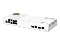 QNAP QSW-M2108-2C - Switch - managed - 2 x 10 Gigabit SFP+ + 8 x 2.5GBase-T - Desktop Produktbild