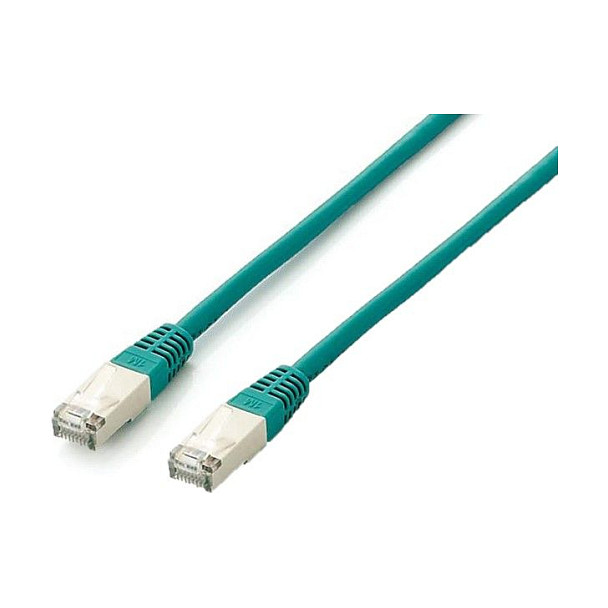 equip - Patch-Kabel - RJ-45 (M) zu RJ-45 (M) - 15 m - FTP - CAT 6a - geformt - grün Produktbild 3