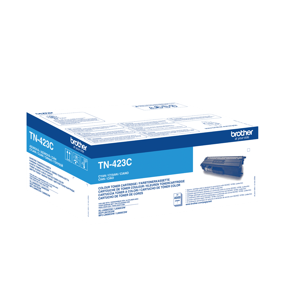 BROTHER TN423C Jumbo Yield Cyan Tonerpatrone Produktbild 4
