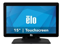 ELO TOUCH Elo 1502L - M-Series - LED-Monitor - 39.6 cm (15.6"") - Touchscreen - 1920 x 1080 Full HD (1080p) @ 60 Hz - 300 cd/m² - 700:1 - 35 ms - HDMI, VGA - Lautsprecher - Schwarz Produktbild