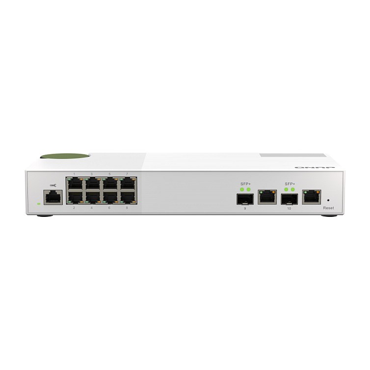 QNAP QSW-M2108-2C - Switch - managed - 2 x 10 Gigabit SFP+ + 8 x 2.5GBase-T - Desktop Produktbild 4