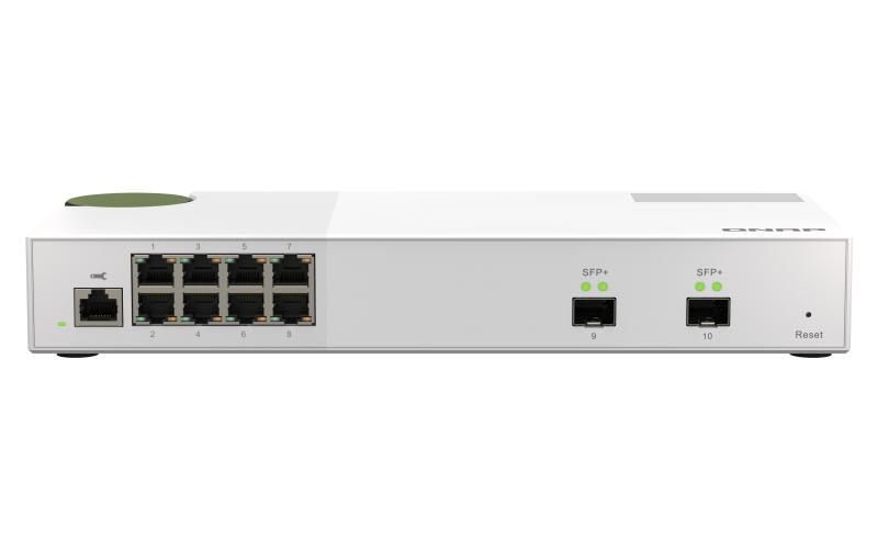 QNAP QSW-M2108-2S - Switch - managed - 2 x 10 Gigabit SFP+ + 8 x 2.5GBase-T - Desktop Produktbild 4