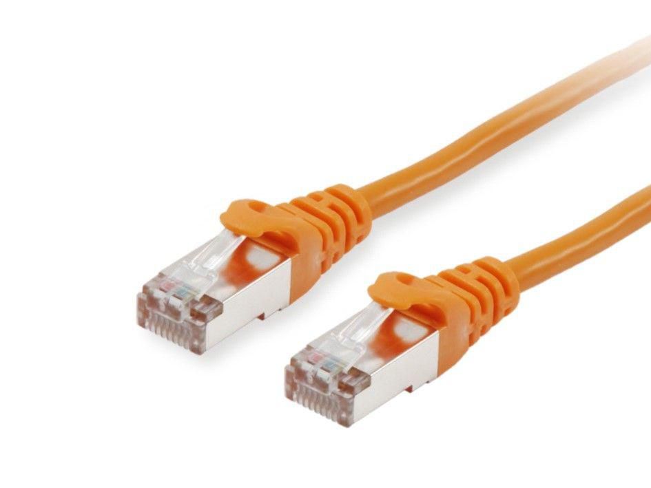 equip - Patch-Kabel - RJ-45 (M) zu RJ-45 (M) - 20 m - SFTP - CAT 6 - halogenfrei, geformt, verseilt - orange Produktbild 2