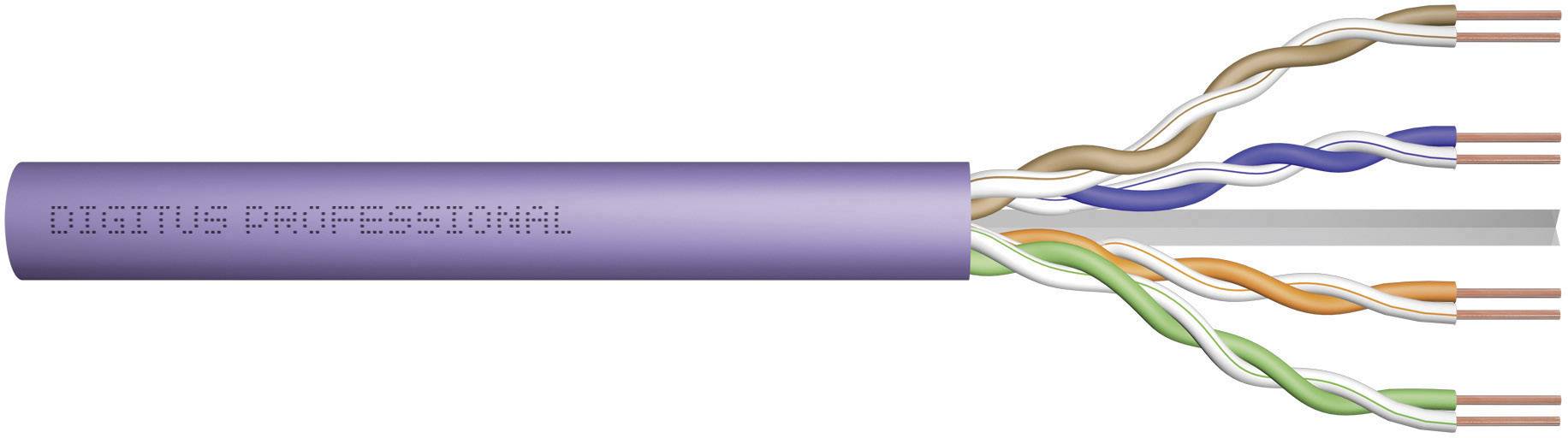 DIGITUS Professional - Bulkkabel - 305 m - UTP - CAT 6 - halogenfrei, robust - lila Produktbild 3