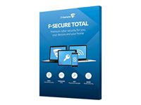F-SECURE Total Security und VPN - 2 Jahre / 5 Geräte - Full License Produktbild