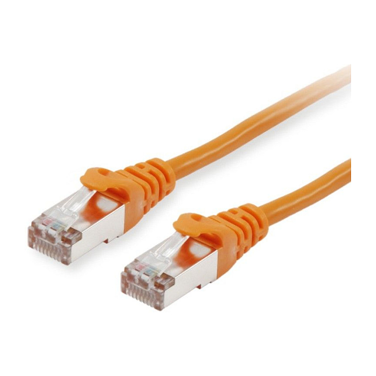 equip - Patch-Kabel - RJ-45 (M) zu RJ-45 (M) - 20 m - SFTP - CAT 6 - halogenfrei, geformt, verseilt - orange Produktbild 4