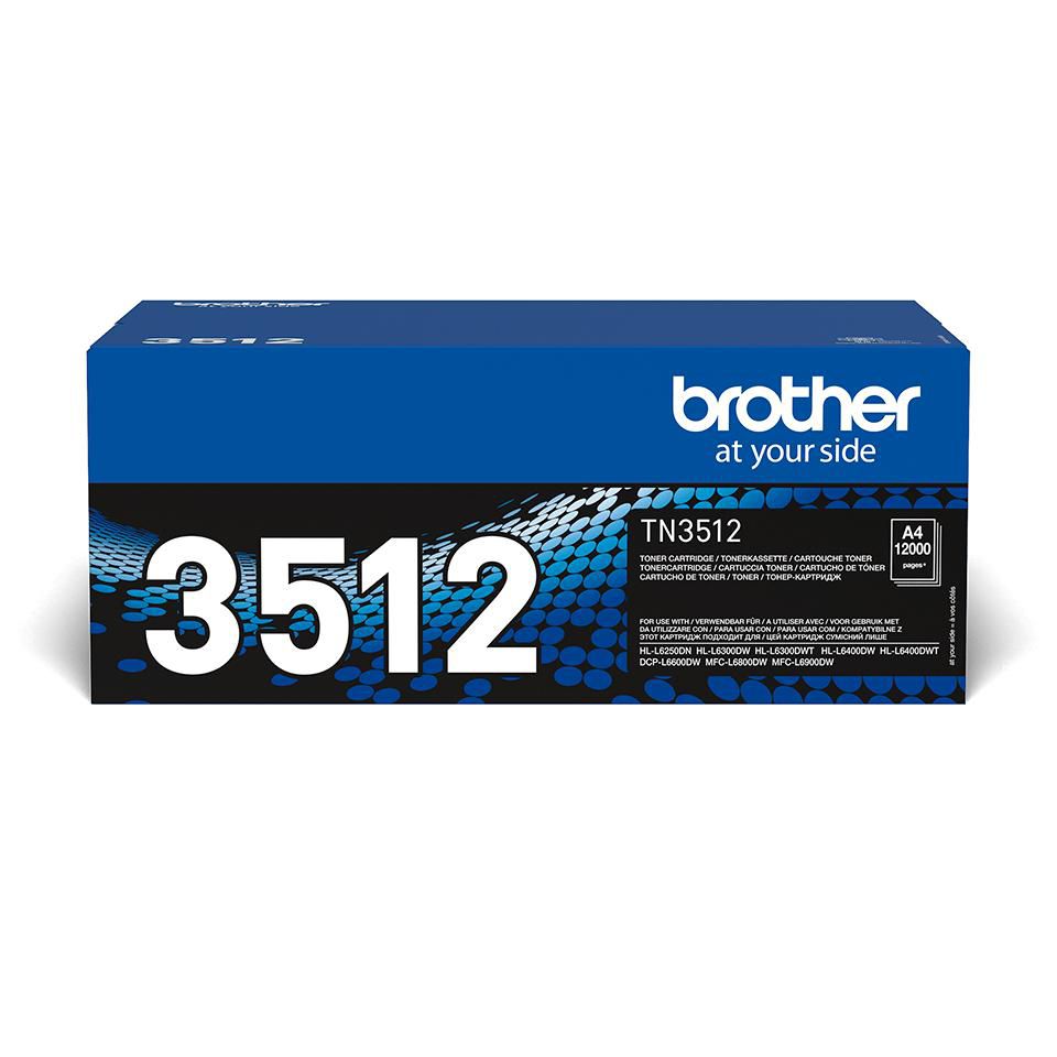 BROTHER TN3512 Schwarz Tonerpatrone Produktbild 4