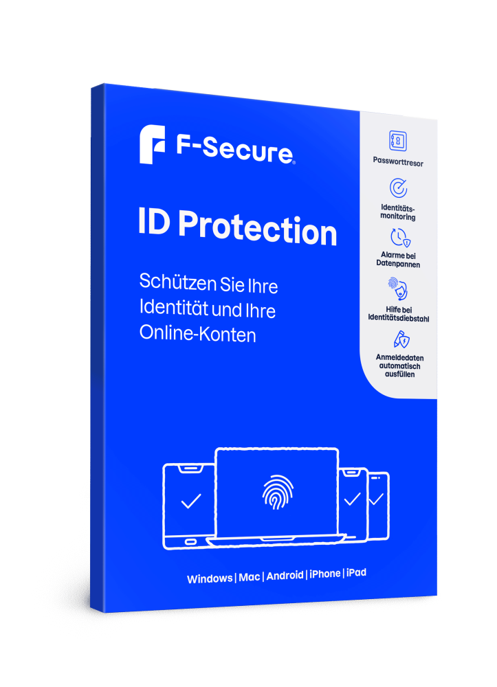 F-SECURE ID PROTECTION - 1 Jahr / 10 Geräte Produktbild