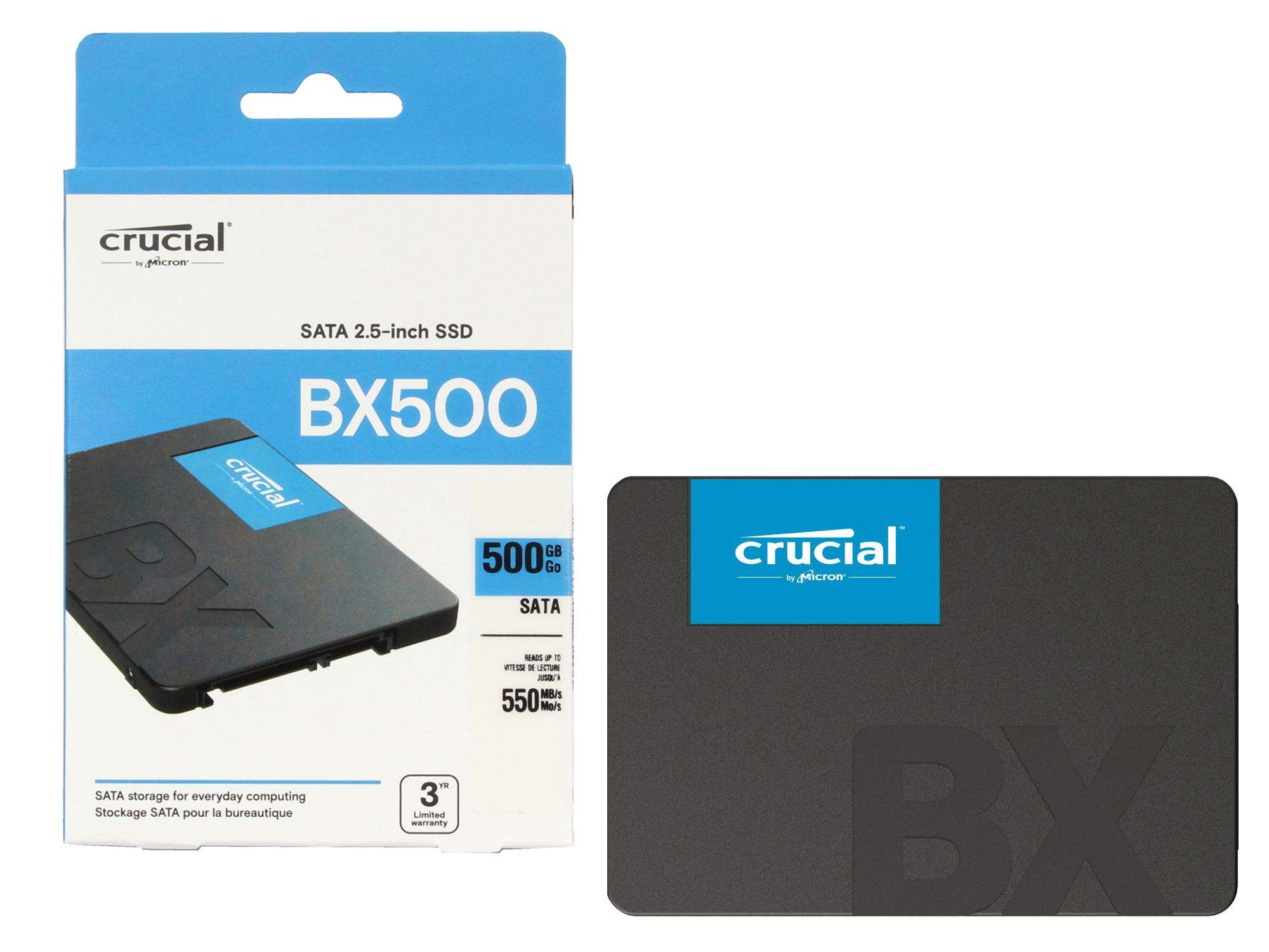 CRUCIAL CT500BX500SSD1 500GB Produktbild 2