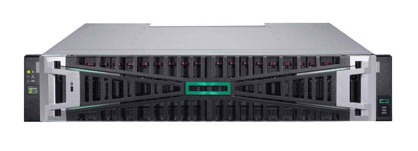 HP ENTERPRISE HPE MSA 2070 SFF 2x10/25GbE iSCSI 4-port Cntrl 12x1.92TB SSD 4x25Gb iSCSI XCVR 23TB Produktbild 4