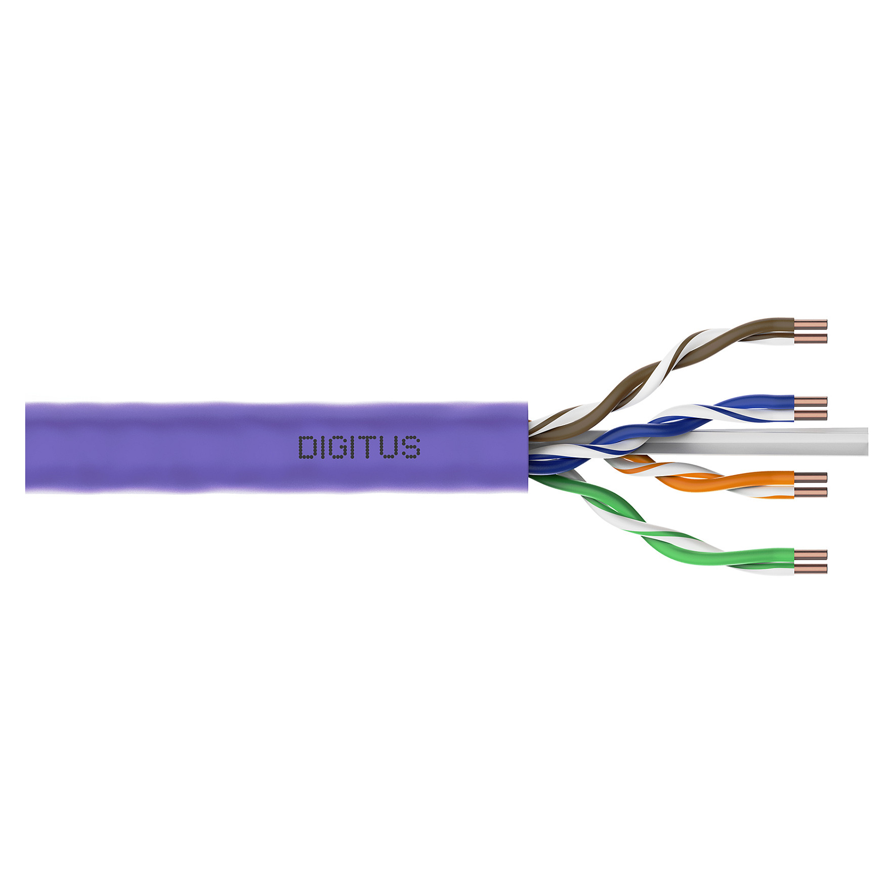 DIGITUS Professional - Bulkkabel - 305 m - UTP - CAT 6 - halogenfrei, robust - lila Produktbild 4