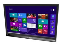 HANNSPREE HANNS.G HT161HNB - HT Series - LED-Monitor - 39.6 cm (15.6"") - Touchscreen - 1366 x 768 @ 60 Hz - 220 cd/m² - 500:1 - 12 ms - HDMI, VGA - Headset Produktbild