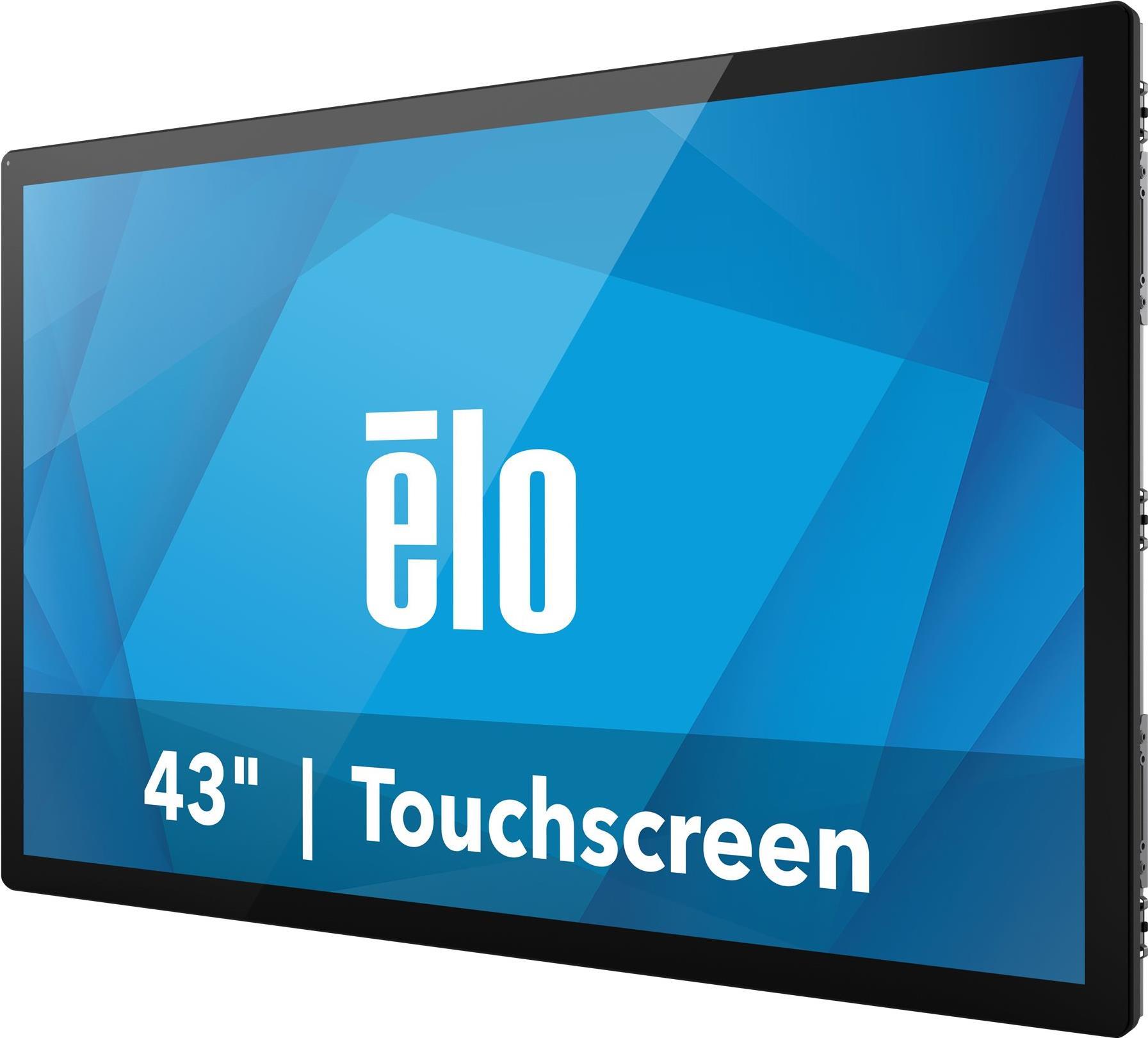 ELO TOUCH Elo 4363L - LED-Monitor - 109.2 cm (43"") (42.5"" sichtbar) - offener Rahmen - Touchscreen - 1920 x 1080 Full HD (1080p) @ 60 Hz - 450 cd/m² - 4000:1 - 8 ms - 2xHDMI, VGA - Schwarz Produktbild 3