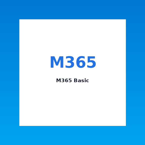 M365 Basic