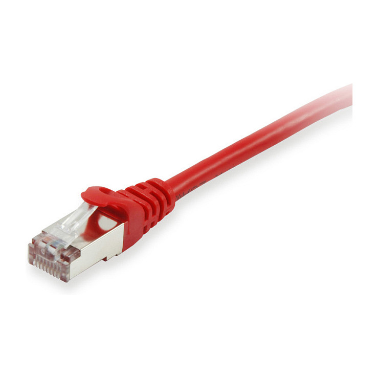 equip - Patch-Kabel - RJ-45 (M) zu RJ-45 (M) - 15 m - SFTP - CAT 6 - halogenfrei, geformt, verseilt - Rot Produktbild 4