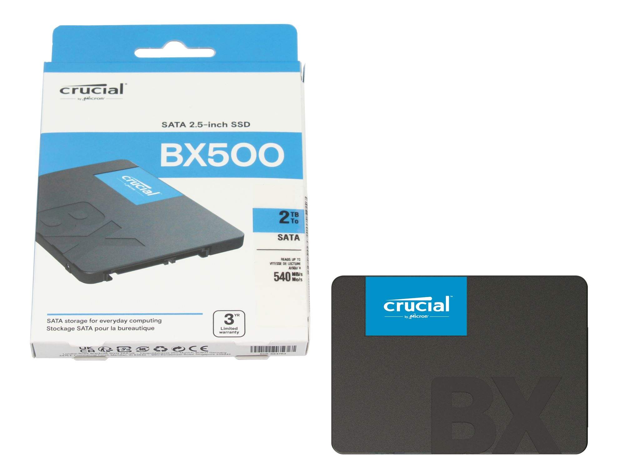 CRUCIAL BX500 2TB Produktbild 2