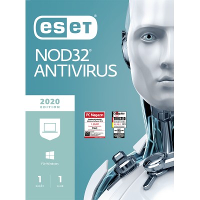 ESET ESD NOD32 Antivirus 3 User 1 Jahr Produktbild 2