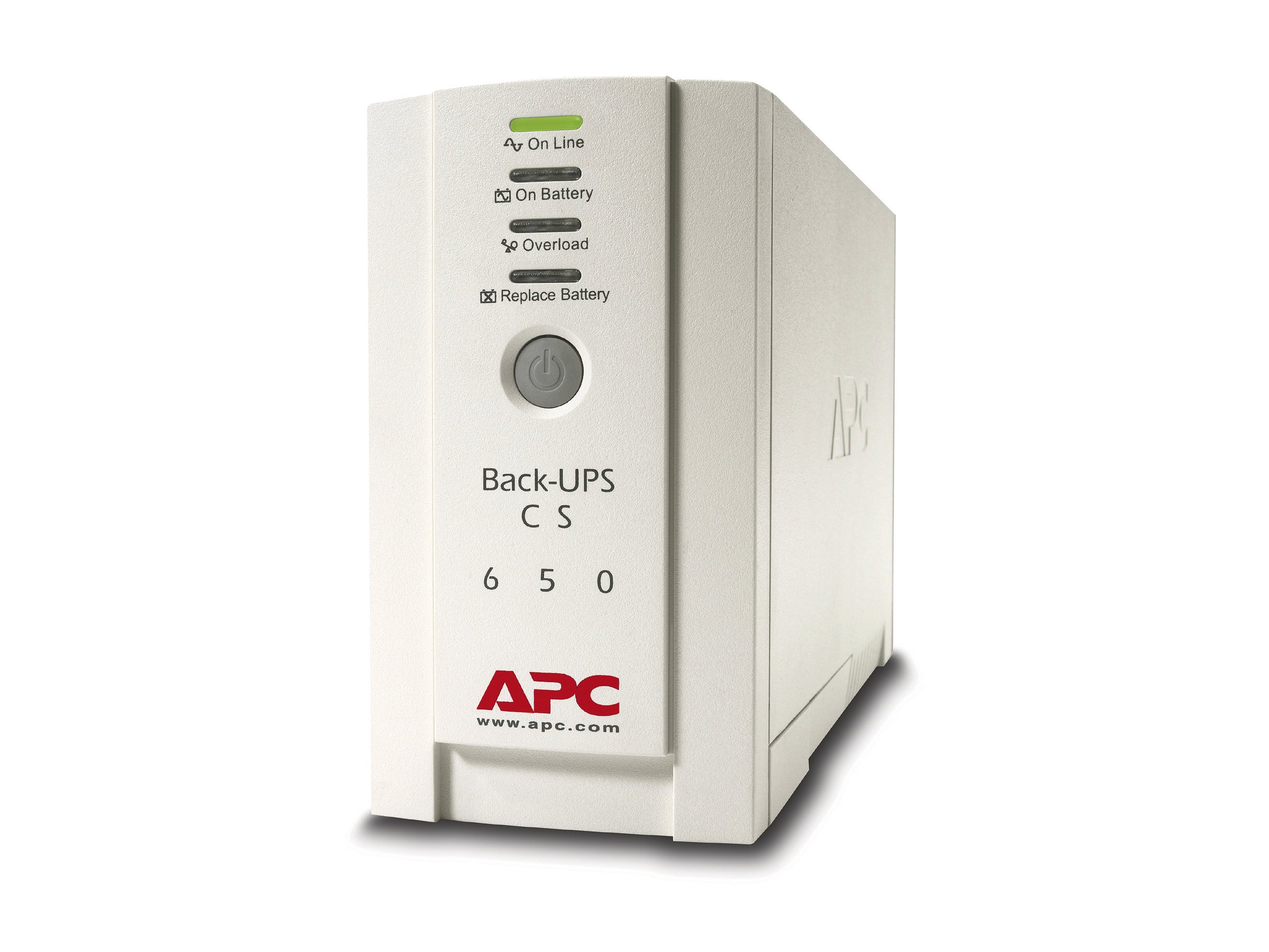 APC Back-UPS CS 650 - USV - Wechselstrom 230 V - 400 Watt - 650 VA - RS-232, USB - Ausgangsanschlüsse: 4 - beige Produktbild 2