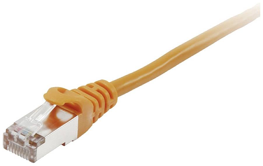 equip - Patch-Kabel - RJ-45 (M) zu RJ-45 (M) - 20 m - SFTP - CAT 6 - halogenfrei, geformt, verseilt - orange Produktbild 3