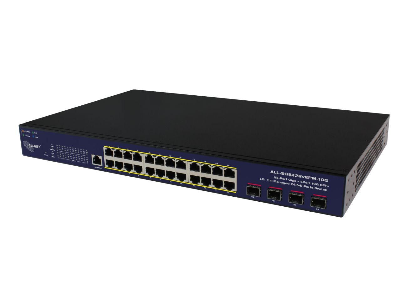 ALLNET Switch smart managed Layer2 28 Port Produktbild