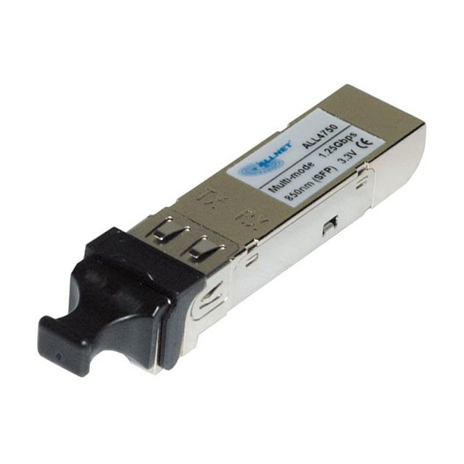 ALLNET ALL4750 - SFP (Mini-GBIC)-Transceiver-Modul - 1GbE - 1000Base-SX - LC Multi-Mode - 850 nm Produktbild 4