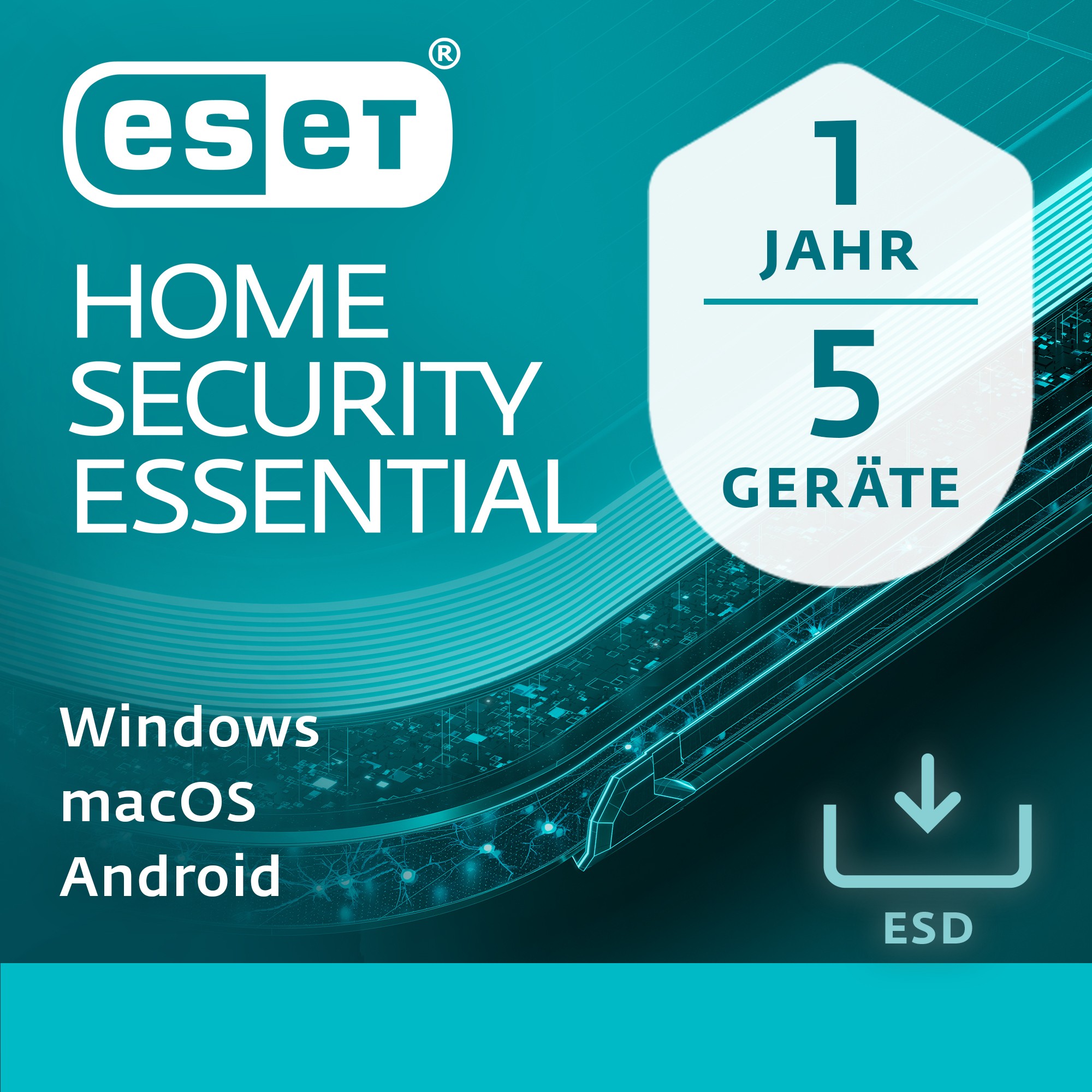 ESET ESD HOME Security Essential 5 Users 1 Year Produktbild 2