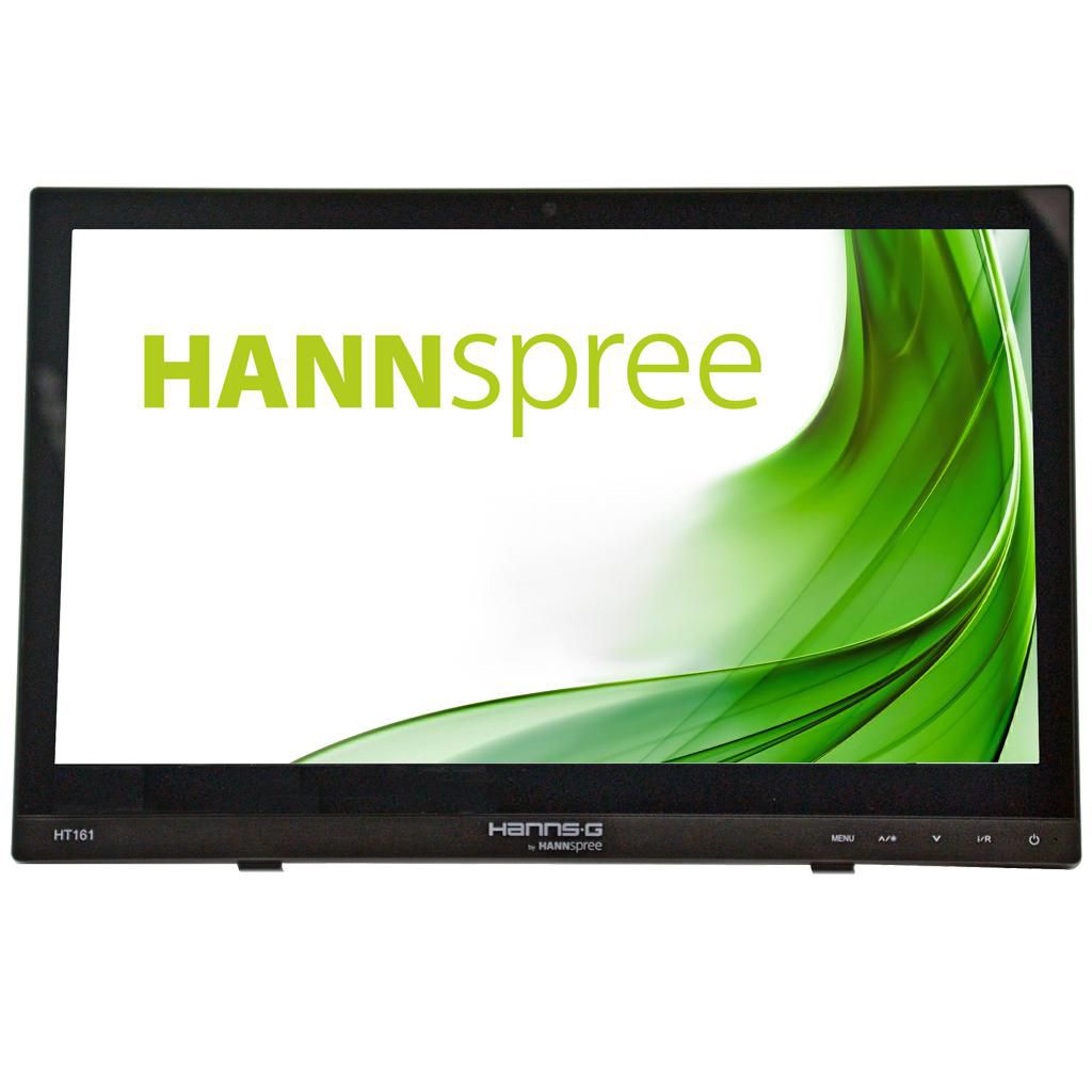 HANNSPREE HANNS.G HT161HNB - HT Series - LED-Monitor - 39.6 cm (15.6"") - Touchscreen - 1366 x 768 @ 60 Hz - 220 cd/m² - 500:1 - 12 ms - HDMI, VGA - Headset Produktbild 3