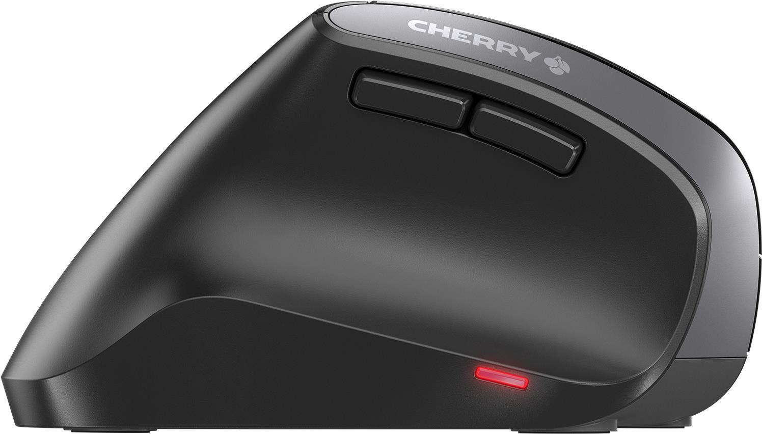 CHERRY MW 4550 LEFT Wireless ergonomic mouse USB black Produktbild 4